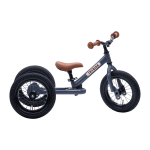 Draisienne enfant 2 roues acier gris