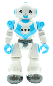 POWERMANNeo Robot programmabile con danza, storie, musica, demo, controllo gestuale e telecomando (tedesco)