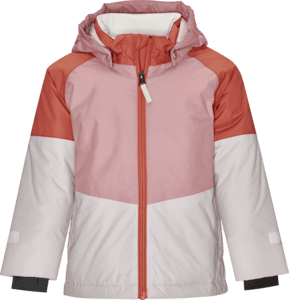 Schneejacke Color-Block rosa