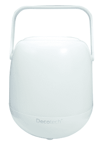 Decotech bärbar högtalare med flerfärgad LED-belysning