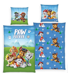 Bettwäsche Paw Patrol Glow in the Dark blau 135 x 200 cm