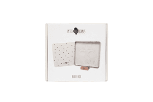 PetitArtichaut™ Baby Box Quadratisch - Jolis Cœurs