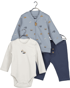 Baby Set 3-tlg. Mittelblau