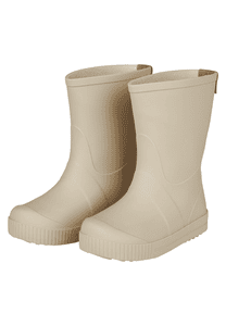 Bottes en caoutchouc beige