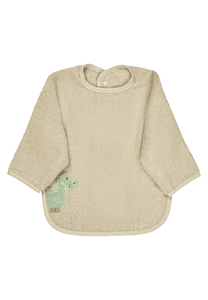 Ärmellätzchen Dino Rexi beige
