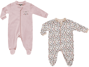 1-delad pyjamas 2-pack MULTIPACK rosa