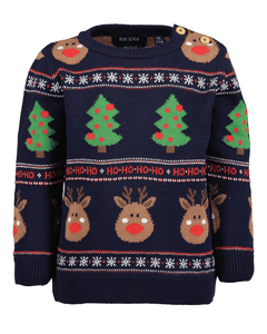 Strickpullover Nachtblau