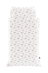 Little Biancheria da letto in jersey Farm blu 135x200 cm