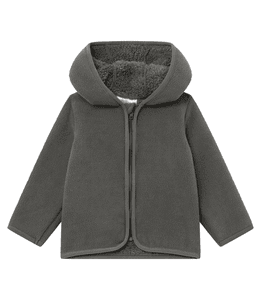 Fleece Jacke kuddel grau