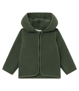 Fleece Jacke kuddel oliv