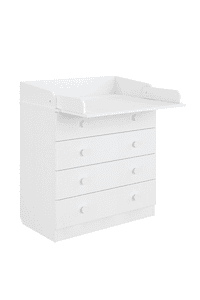 Commode à langer 800 bois blanc