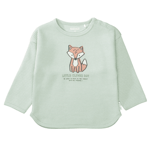 Shirt soft mint strukturiert