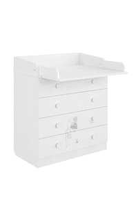 Commode à langer 800 Amis bois blanc