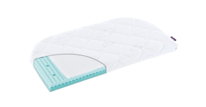 Beistellbettmatratze Air comfort 45 x 88 x 7 cm (2 abgerundete Ecken)