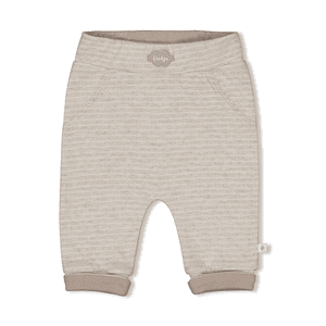 Pantaloni slip-on a righe The Neutrals Taupe Melange