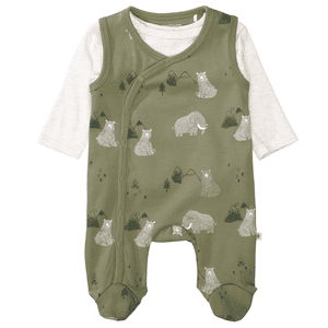 forest Romper+skjorta mönstrad