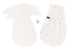 Babyslaapzak LIEBMICH 3-delige set Hophop Bunny beige