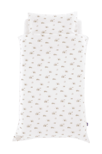 Jerseybettwäsche Hophop Bunny beige 100 x 135 cm