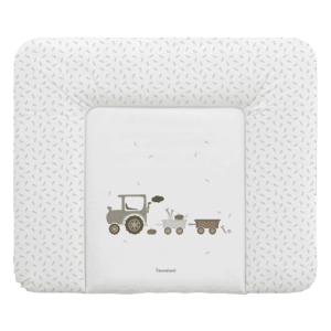 Wickelauflage Little Farm grün 75 x 85 cm