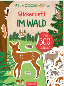 arsEdition Naturforscher-Kids – Stickerheft Im Wald