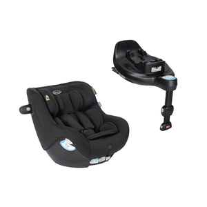 Silla de coche Reboarder SnugG i-Size R129 Midnight y base isofix SnugTurn