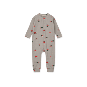Birk Pyjama Jumpsuit Holiday vehicles/stripe navy