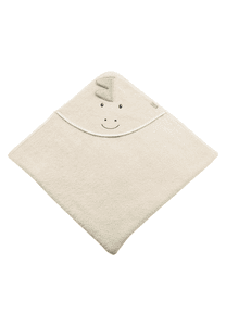 Telo da bagno con cappuccio 100 x 100 cm Dino Rexi beige