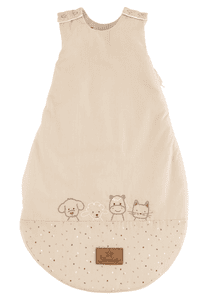 Baby-Schlafsack Bauernhof beige