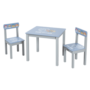 Grupo de asientos infantiles Paw Patrol set de 3 azul gris
