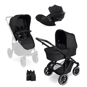 i-Size Black Salsa 4 Air Biscuit collection kinderwagen incl. cybex GOLD Cloud G baby-autostoeltje Plus Moon Plus en adapter