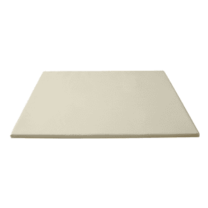 Spielmatte für Baby aus veganem Leder 120 x 120 cm, Milchfarbe