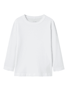 Langarmshirt Nmfvenilla Bright White