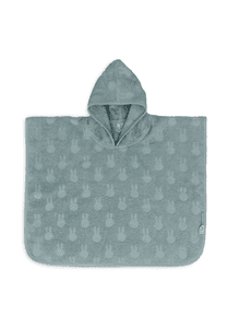 Ręcznikowe poncho kąpielowe Miffy Jacquard - Sea Green