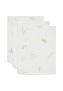 Lovely Birds Hydrophil flanell 3-pakning 15 x 20 cm