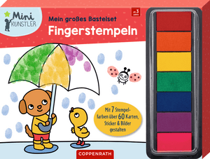 Mein großes Bastelset: Fingerstempeln (Mini-Künstler)