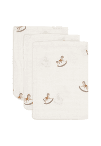 Flanel Hydrofiel Nostalgische Rit 3-pack 15 x 20 cm
