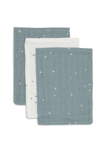 Waschlappen Hydrophil Twinkling Sea Green 3er-Pack 15 x 20 cm