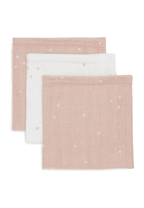 Burpduk Twinkling Wild Rose 3-pack 31 x 31 cm