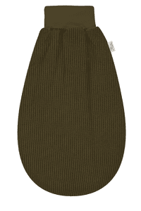 Schlupf-Mäxchen Light Strickschlafsack Khaki
