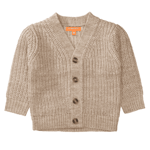 Strickjacke nut brown melange