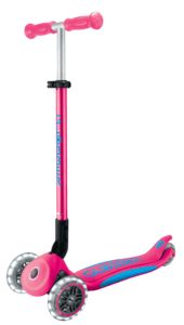 PRIMO FOLDABLE PLUS LIGHTS  fuchsia pink-hellblau, mit Leuchtrollen