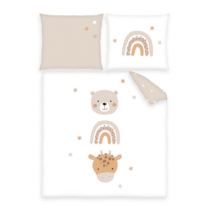Little Friends Ropa de cama 80 x 80 cm