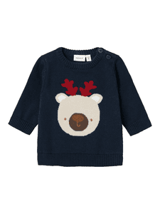 Strickpullover Nbmrujul Dark Sapphire