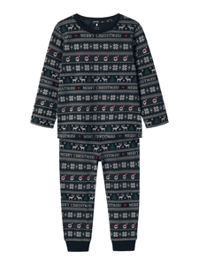 2-delt pyjamas Nmnvismas Dark Sapphire