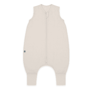 emma & noah Schlafsack mit Umschlag-Füßen Essential Beige