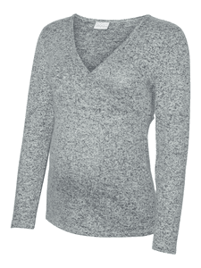 Light Camicia da allattamento MLAGNES TESS Grigio Melange