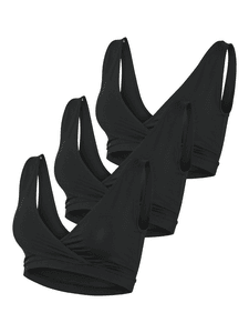 Soutien-gorge d'allaitement pack de 3 MLMALINA Black