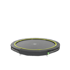 EXIT Silhouette sports Bodentrampolin ø244cm, schwarz