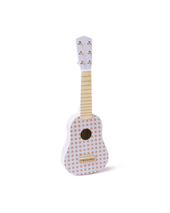 Guitarra ® con estampado de puntos morados