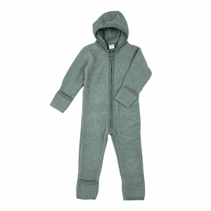 Fleece Overall green melange